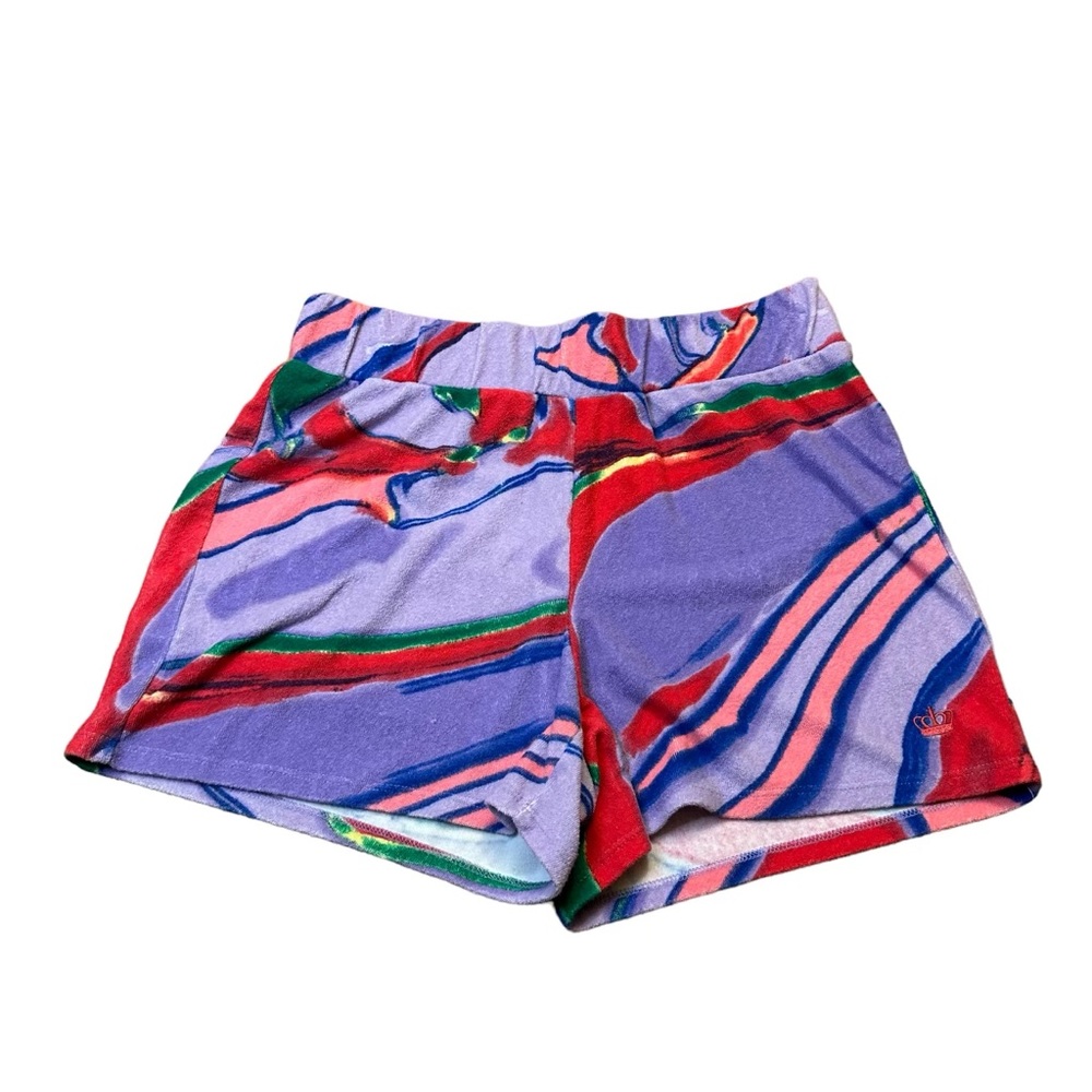 juicy couture swirl terry shorts size medium